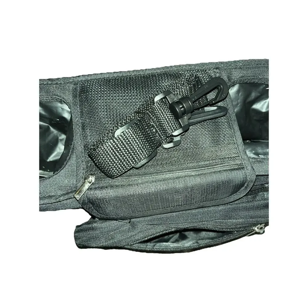 Momcozy Universal Stroller Organizer w/ Insulated Cup Holder & Straps